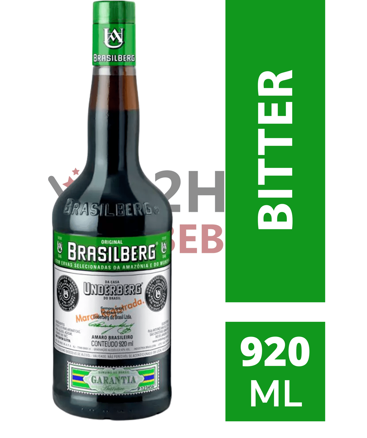 Bitter Brasilberg 920ml - 2H Bebidas